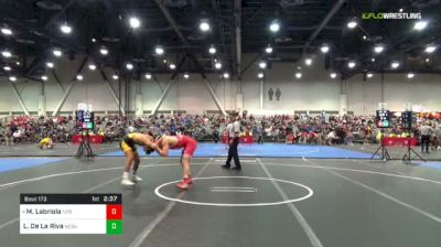 174 lbs Rd Of 32 - Michael Labriola, Nebraska vs Lorenzo De La Riva, North Dakota State