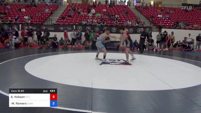 65 kg Cons 16 #2 - Ashton Hobson, Fitz Wrestling Academy vs Michael Romero, Sunkist Kids Monster Garage