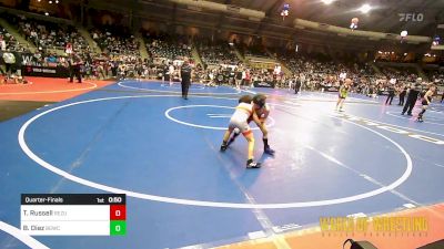 58 lbs Quarterfinal - Tate Russell, ReZults Wrestling vs Boaz Diaz, Big Game WC