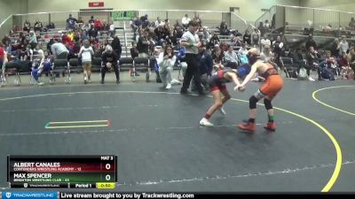 64 lbs Champ. Round 1 - Max Spencer, Brighton Wrestling Club vs Albert Canales, Contenders Wrestling Academy