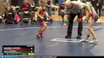 58 lbs Semis & Wb - Julianna Lasavage, Badger Girls vs Kayla Pastika, Summit Wrestling Academy