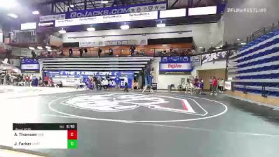 133 lbs Round Of 16 - Alex Thomsen, Nebraska vs Julian Farber, Unattached-Northern Iowa