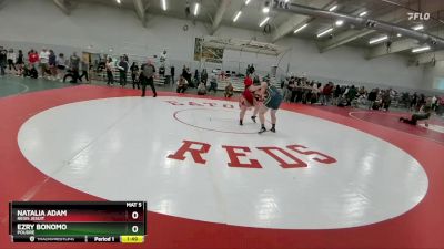 190 lbs Champ. Round 2 - Natalia Adam, Regis Jesuit vs Ezry Bonomo, Poudre