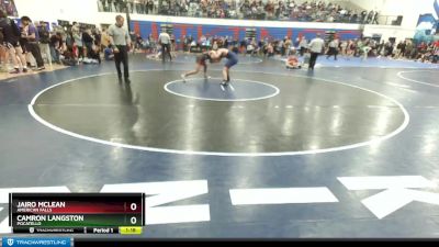 145 lbs Cons. Round 1 - Camron Langston, Pocatello vs Jairo McLean, American Falls