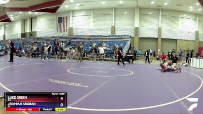 106 lbs Semifinal - Luke Green, OH vs Jerimiah Argbah, IN