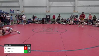 96 lbs Round 2 - Damian Manna, Rebellion vs Eddie Zeller, Ohio Gold 24K