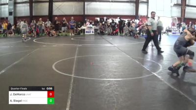 91 lbs Quarterfinal - Jason DeMarco, Unattached vs Aidan Biegel, Pascack Valley