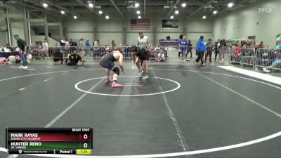 215 lbs Quarterfinal - Hunter Reno, Jr. Vikings vs Mark Rayas, Dodge City Academy