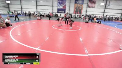 130 lbs Rd# 4- 2:00pm Friday Final Pool - Jacob Phelps, Crass Trained vs Isaiah Foster, Terps Xtreme