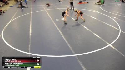 78 lbs Cons. Semi - Kaesen Ramstorf, Princeton Wrestling vs Ryder Pahl, MN Elite Wrestling Club