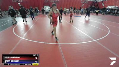 114 lbs Cons. Semi - John Hanrahan, IL vs Brett Johnson, IA