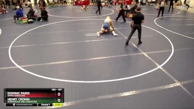 157 lbs 3rd Place Match - Dominic Pardi, Grynd Wrestling vs Henry Cronin, Robbinsdale Area Wrestling