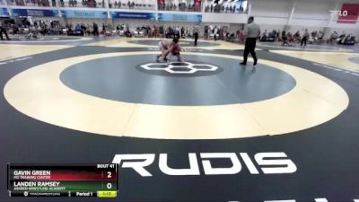 127-1 lbs Round 2 - Gavin Green, M2 Training Center vs Landen Ramsey, Askren Wrestling Academy