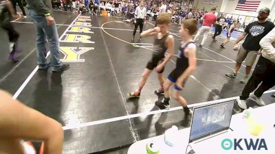 64 lbs Round Of 16 - Graham Sandoval, NextGen Wrestling vs Remington Heard, Vinita Kids Wrestling