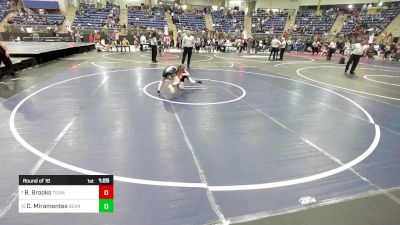 85 lbs Round Of 16 - Brentley Brooks, Team Grand Valley Elite vs Chase Miramontes, Bear Cave