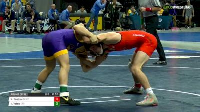 133 lbs Round of 32 - Nathan Boston, Campbell vs Rudy Yates, Northern Iowa