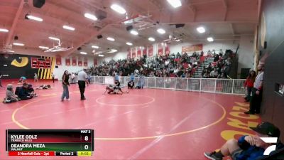 111 lbs Cons. Round 5 - Jennifer Flores, Lutheran Orange vs Haleia Owens, Tesoro