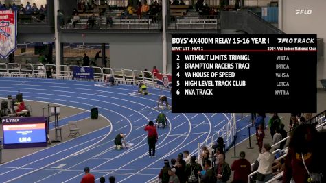 Youth Boys' 4x400m Relay, Finals 1 - Age 15-16