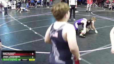 112 lbs Semifinal - Eastyn Scott, The Best Wrestler vs Owen Langenberg, Milford Wrestling Club