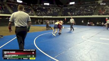 133 lbs 3rd Place Match - Trevor Boryla, Augustana (IL) vs Bryce Parke, Coe