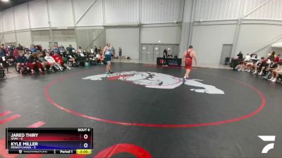 220 lbs Round 2 (8 Team) - Jared Thiry, Iowa vs Kyle Miller, Pennsylvania