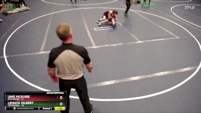 80 lbs Quarterfinals (8 Team) - Lennox Gilbert, Centennial vs Jake McGuire, Stillwater