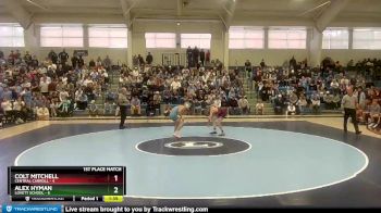 113 lbs Placement Matches (8 Team) - Alex Hyman, Lovett School vs Colt Mitchell, Central Carroll
