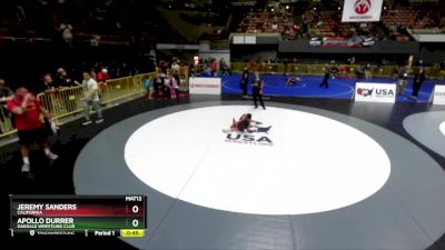 71 lbs 7th Place Match - Apollo Durrer, Oakdale Wrestling Club vs Jeremy Sanders, California