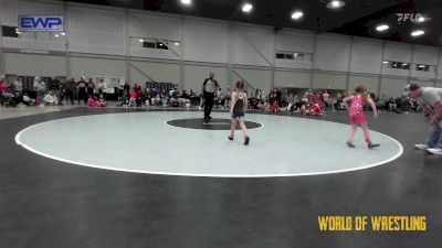 45 lbs Rr Rnd 2 - Paris Wellman, Mean Girls vs Azayla Mitchell, OK Supergirls Black