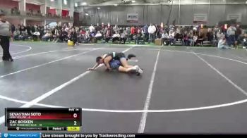 120 lbs Round 1 (4 Team) - Zac Bosken, Team Tennessee Blue vs Sevastian Soto, Iowa Yellow