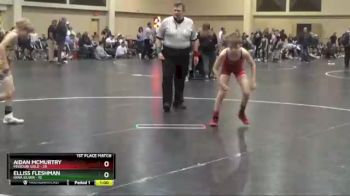 85 lbs Finals (2 Team) - Elliss Fleshman, Iowa Silver vs Aidan McMurtry, Missouri Gold