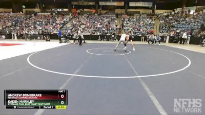 5A - 138 lbs Cons. Semi - Kaden Markley, Overland Park-Blue Valley Southwest vs Andrew Bonebrake, Tecumseh-Shawnee Heights