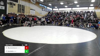 126 lbs Semifinal - Ethan Buonanducci, Enfield vs Phoenix Gardella, Norwalk