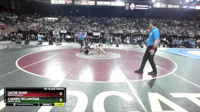 2A 138 lbs 1st Place Match - Jacob Shaw, New Plymouth vs Caeden McLaimtaig, Priest River
