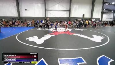 84 lbs Champ. Round 1 - Hunter Rice, Twin City Wrestling Club vs Triton Wait, Mat Rats Rebooted