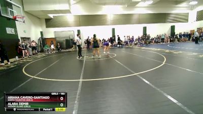 190 lbs Round 2 - Alara Demir, Vashon Island (Girls) vs Ariana Cavero-Santiago, North Thurston (Girls)