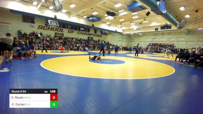 135 lbs Round Of 64 - Damien Reyes, Mesa Ridge (CO) vs Elijah Cortez, Gilroy