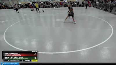 113 lbs Cons. Round 4 - Owen Marshall, Mat Demon Wrestling Club vs Nicholas Marchese, Crystal Lake Wizards Wrestling Club