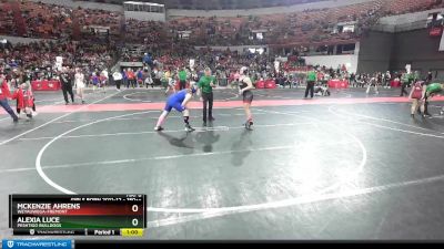 150++ Round 1 - Alexia Luce, Peshtigo Bulldogs vs McKenzie Ahrens, Weyauwega-Fremont