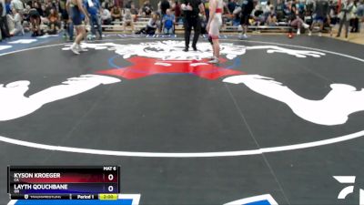 165 lbs Round 1 - Kyson Kroeger, CA vs Layth Qouchbane, OR