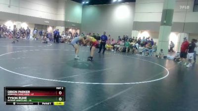 285 lbs Placement Matches (16 Team) - Tyson Ruhe, Intense Wrestling vs Orion Parker, Nebraska Wave Hogs