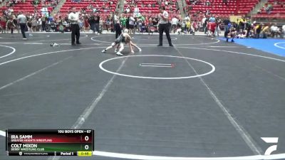 67 lbs Quarterfinal - Colt Mixon, Derby Wrestling Club vs Ira Samm, Greater Heights Wrestling