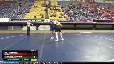 285 lbs Quarterfinal - Bowen McConville, South Dakota State vs Ryan Boersma, Missouri