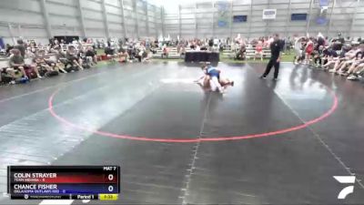 113 lbs Placement Matches (8 Team) - Colin Strayer, Team Indiana vs Chance Fisher, Oklahoma Outlaws Red