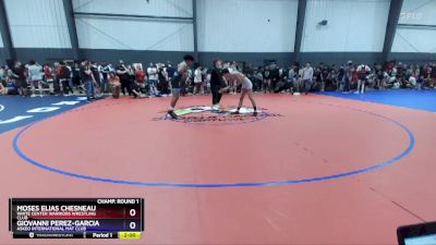 144 lbs Champ. Round 1 - Moses Elias Chesneau, White Center Warriors Wrestling Club vs Giovanni Perez-Garcia, Askeo International Mat Club