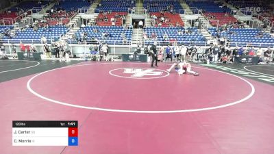 120 lbs Cons 64 #1 - Jacksen Carter, South Dakota vs Collin Morris, Idaho