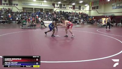 16UB-11 lbs Round 1 - Aaron Bergfeld, Unattached vs Peyce McCoy, Dubuque Wrestling Club