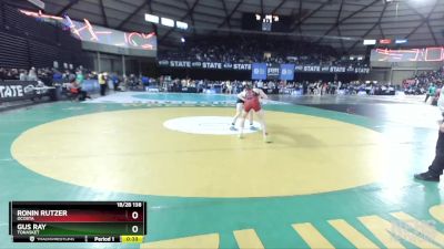 1B/2B 138 5th Place Match - Gus Ray, Tonasket vs Ronin Rutzer, Ocosta