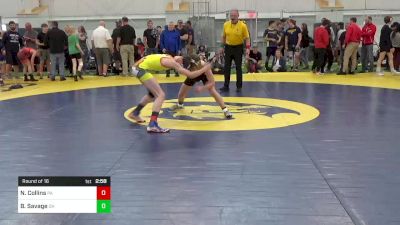 C-102 Mats 5-8 4:30pm lbs Round Of 16 - Noah Collins, PA vs Blackburn Savage, OH