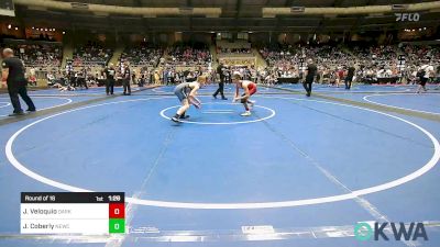 110 lbs Round Of 16 - Joseph Veloquio, Dark Cloud Wrestling Club vs Jaxon Coberly, Newcastle Youth Wrestling